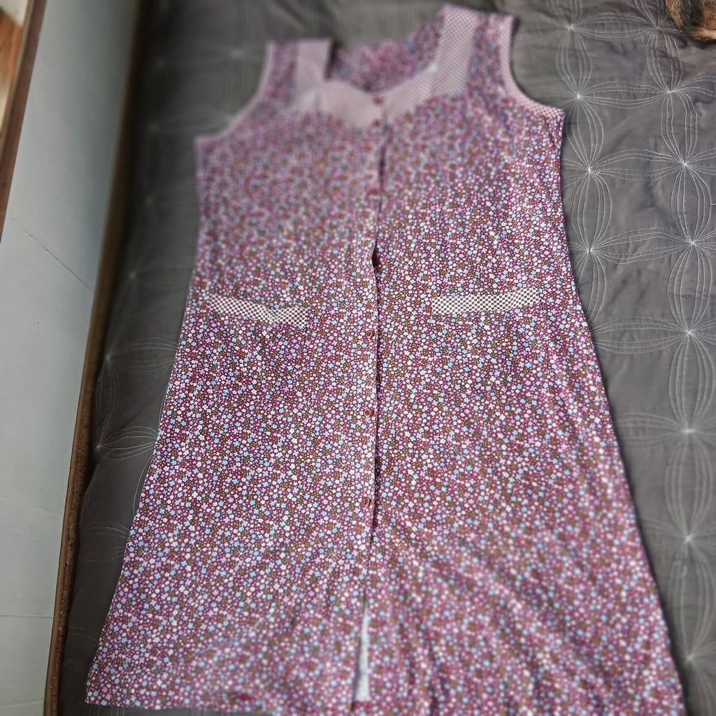 Ma flodder schort, keukenschort, jasschort. (Ruit/bloem), Tuin en Terras, Werkkleding, Ophalen of Verzenden, Nieuw, Jas