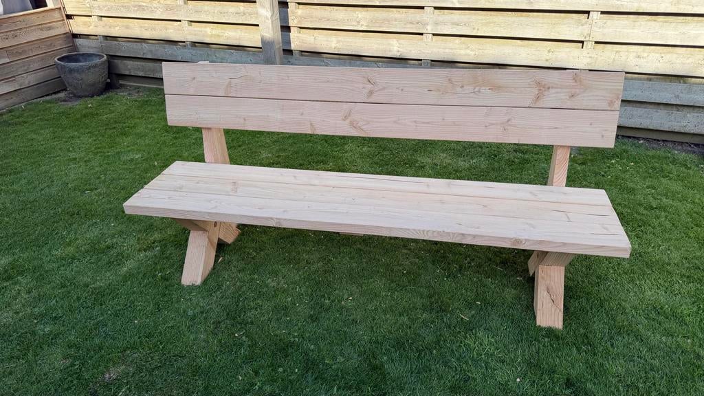 Douglas Houten Tuinbank, Tuin en Terras, Tuinsets en Loungesets, Ophalen, 4 zitplaatsen, Nieuw, Bank
