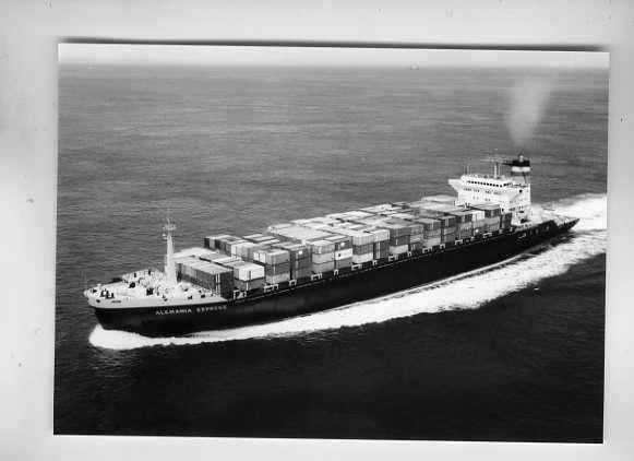 scheepvaart-foto-hapag-lloyd -5x, Verzamelen, Scheepvaart, Ophalen of Verzenden, Zo goed als nieuw, Motorboot, Boek of Tijdschrift