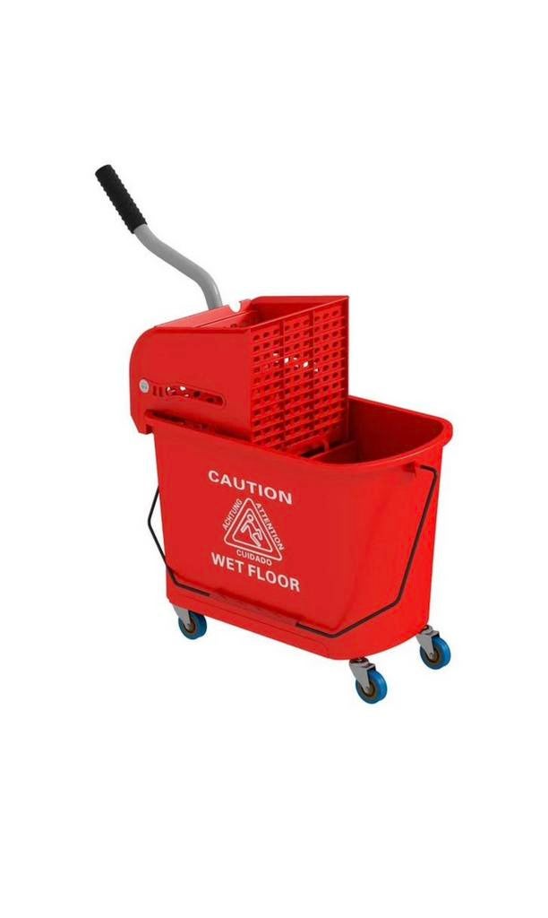 HOMCOM 20L mopemmer met wringer/handgreep mopemmer op wielen, Ophalen of Verzenden, Nieuw, Doos, Minder dan 35 cm