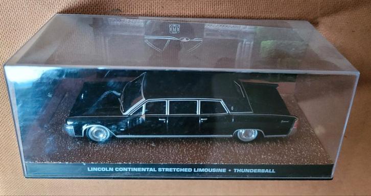 James Bond Car Collectie Lincoln., Hobby en Vrije tijd, Modelauto's | 1:43, Zo goed als nieuw, Auto, Overige merken, Ophalen of Verzenden