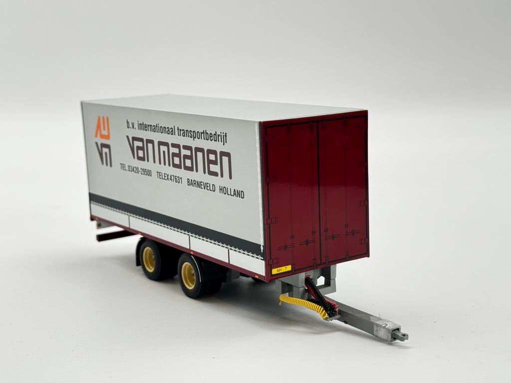 WSI HUIF AANHANGER WIPKAR VAN MAANEN BARNEVELD, Hobby en Vrije tijd, Modelauto's | 1:50, ., Nieuw, Ophalen of Verzenden, .