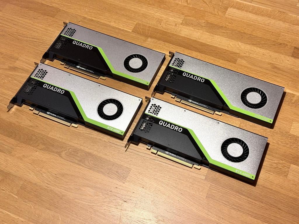 PNY NVIDIA Quadro RTX 4000 (VCQRTX4000-PB), Ophalen, DisplayPort, PCI-Express 4, GDDR5