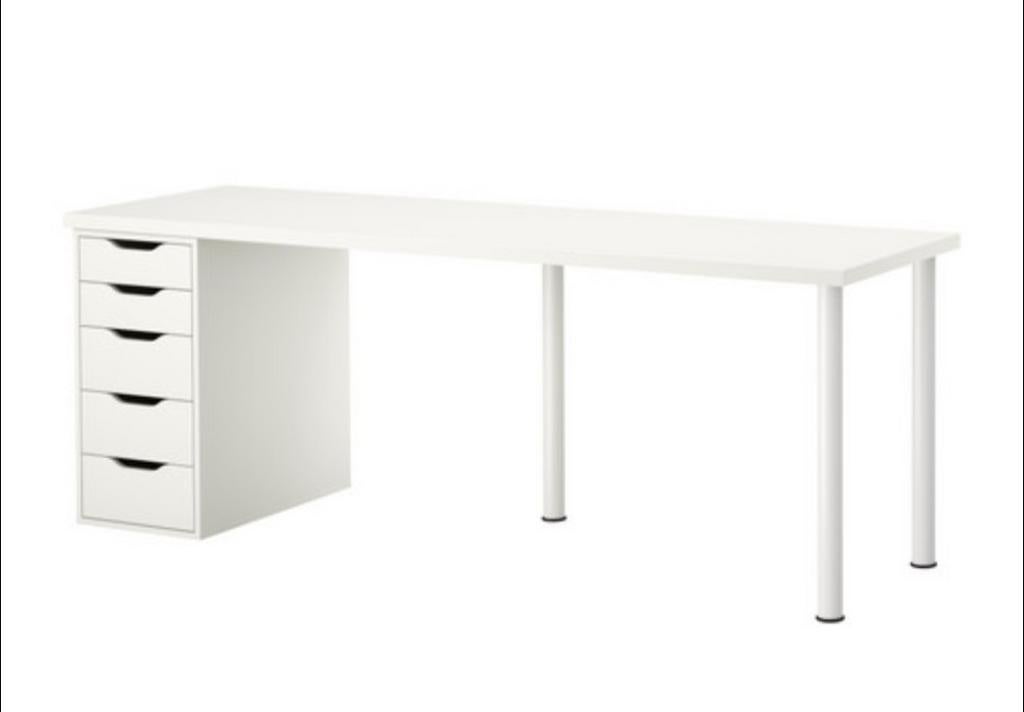 IKEA bureau met ladeblok, Ophalen