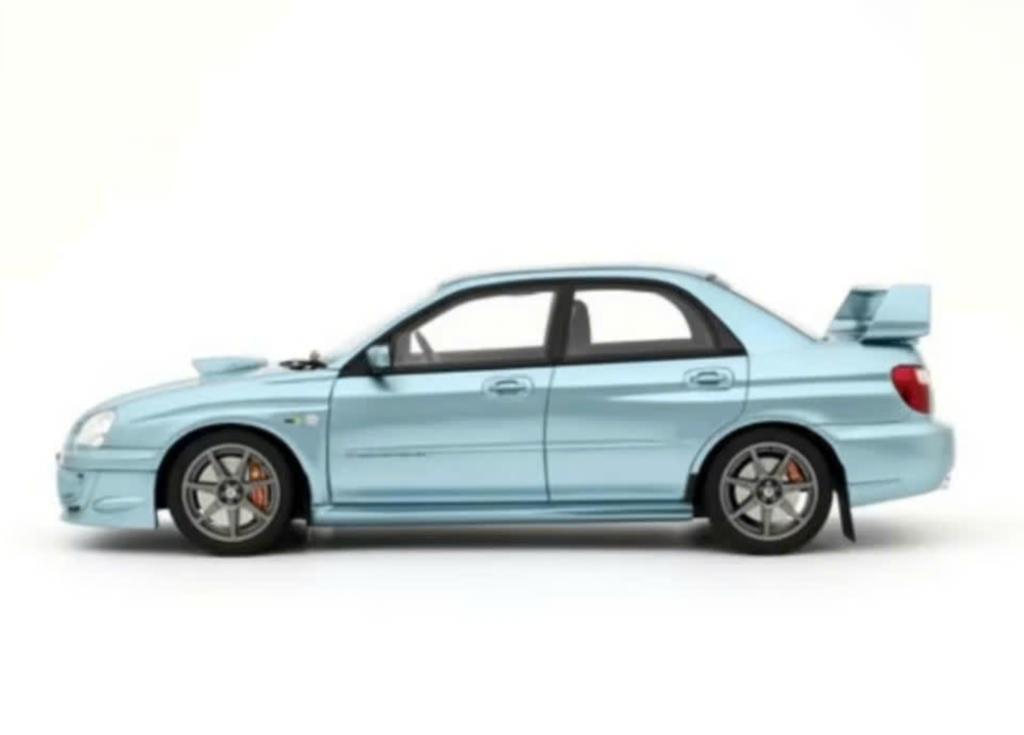 Subaru Impreza WRX Sti WR1 Blauw '03 OTTO MOBILE 1/18 OT1114, Hobby en Vrije tijd, Modelauto's | 1:18, Verzenden, Nieuw, Auto