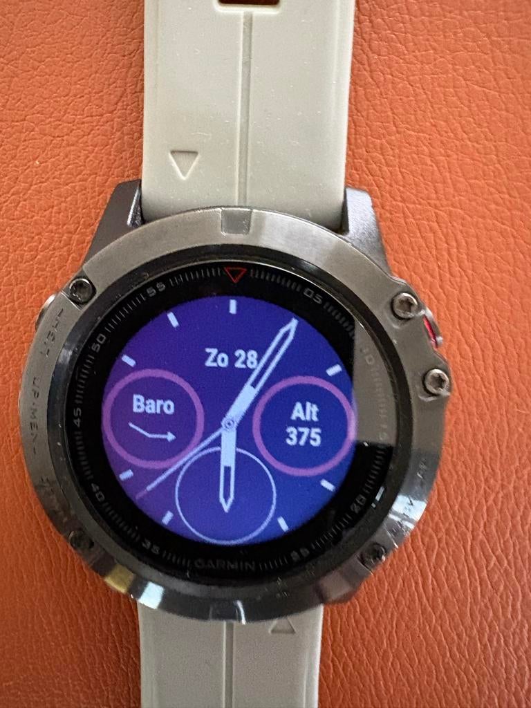 Garmin Fenix 5X Sapphire Edition GPS Smartwatch, Sieraden, Tassen en Uiterlijk, Sporthorloges, Ophalen of Verzenden, Zo goed als nieuw