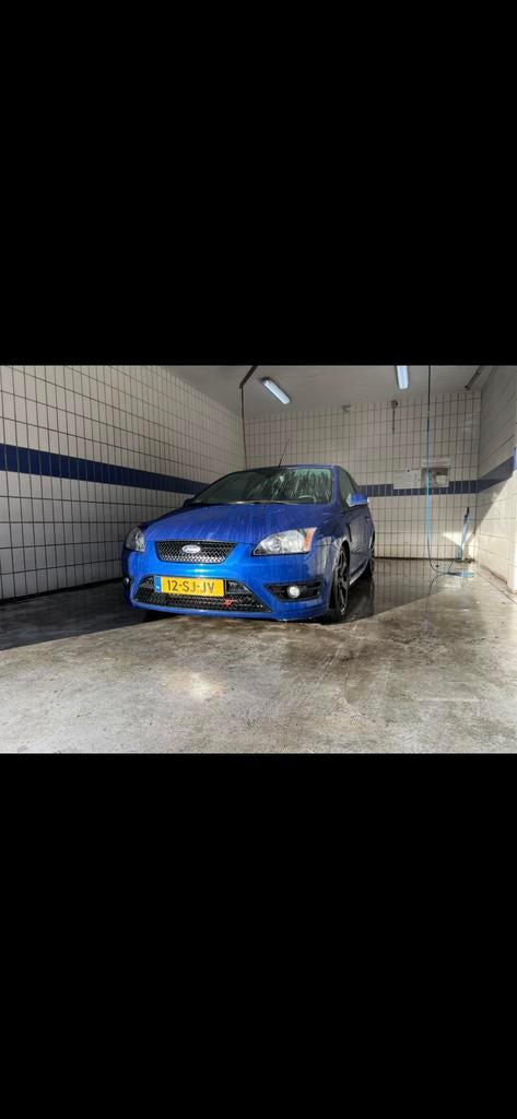 Ford Focus 2.5 20V Turbo 166KW 3D 2006 Blauw, Auto's, Ford, Zwart, Blauw, 2521 cc, Handgeschakeld