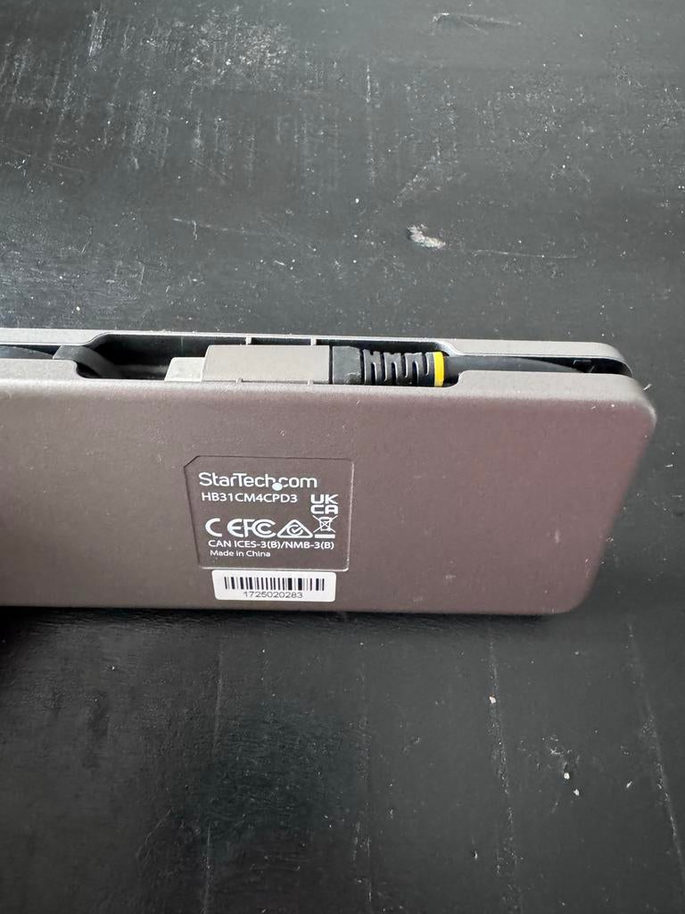 NIEUW StarTech HB31CM4CPD3 docking station, Ophalen of Verzenden, Nieuw, USB-hub, Laptop