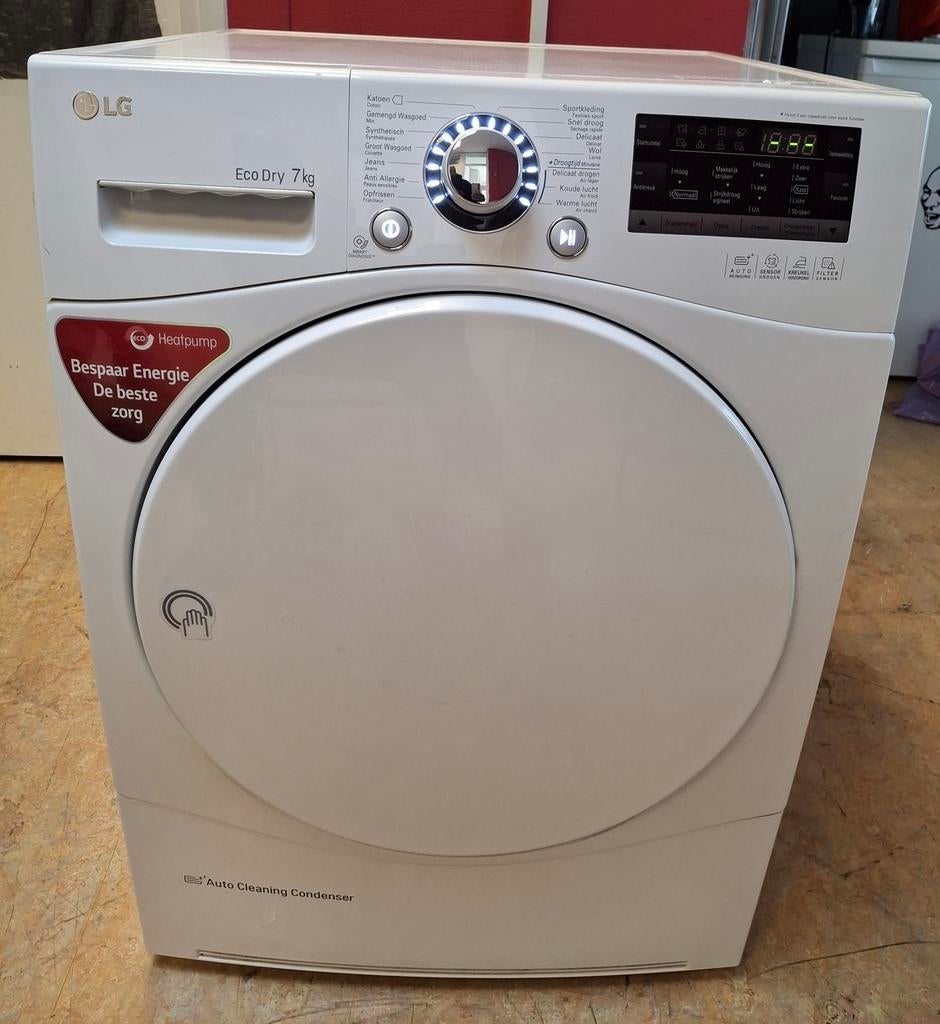 LG warmtepompdroger 7 KG A+, Witgoed en Apparatuur, Wasdrogers, Ophalen of Verzenden, Gebruikt, Overige typen, 85 tot 90 cm