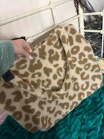 Nieuwe grote teddy / fluffy panter tas, Verzenden, Nieuw, Beige, Handtas