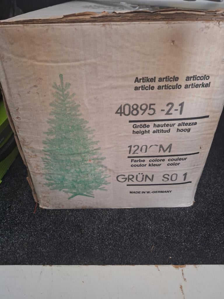 Kerstboom 120 cm, 60 cm of meer, Ophalen of Verzenden, Minder dan 5 m², Vloertegels