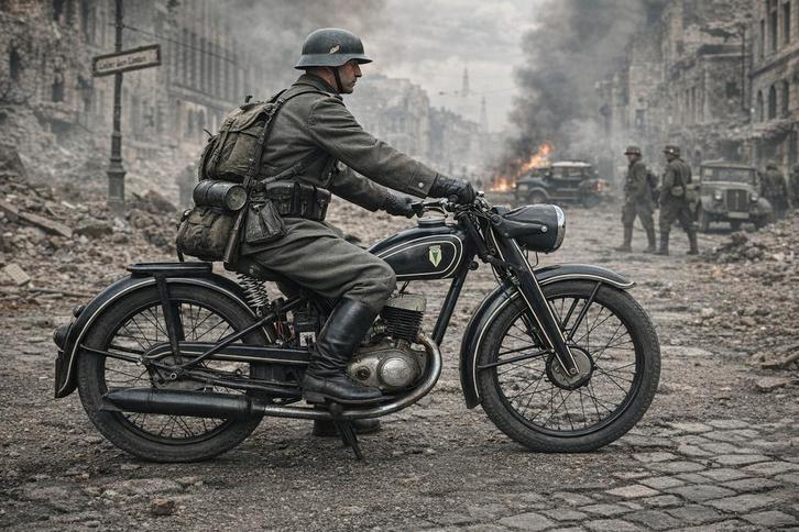 Dkw Rt125 Ww2 1941🤩🤩😍, Motoren, Motoren | Oldtimers, Overig, 11 kW of minder, 1 cilinder, Ophalen of Verzenden