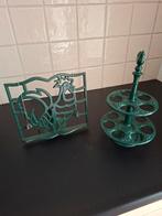 Nostalgisch eierenrek en kookboekhouder, Ophalen of Verzenden