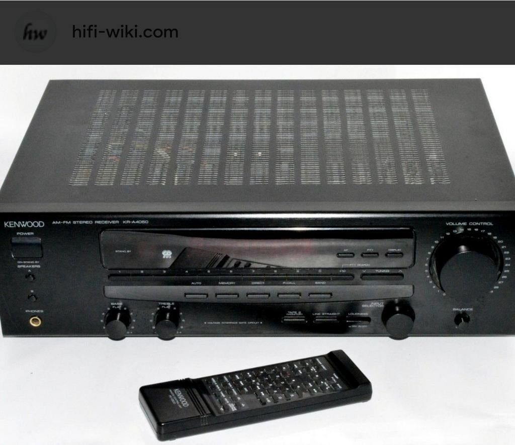 kenwood versterker kr-a4050 met afstandbediening, Ophalen, Gebruikt, Overige merken