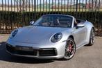 Porsche 911 3.0 Carrera S 450PK PDK 2020 Grijs cabriolet, Auto's, Automaat, Achterwielaandrijving, Cabriolet, 4 stoelen