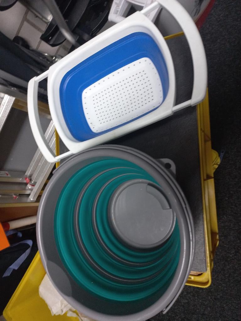 emmer en afwasbak opvouwbaar, Ophalen of Verzenden, Zo goed als nieuw, Kunststof