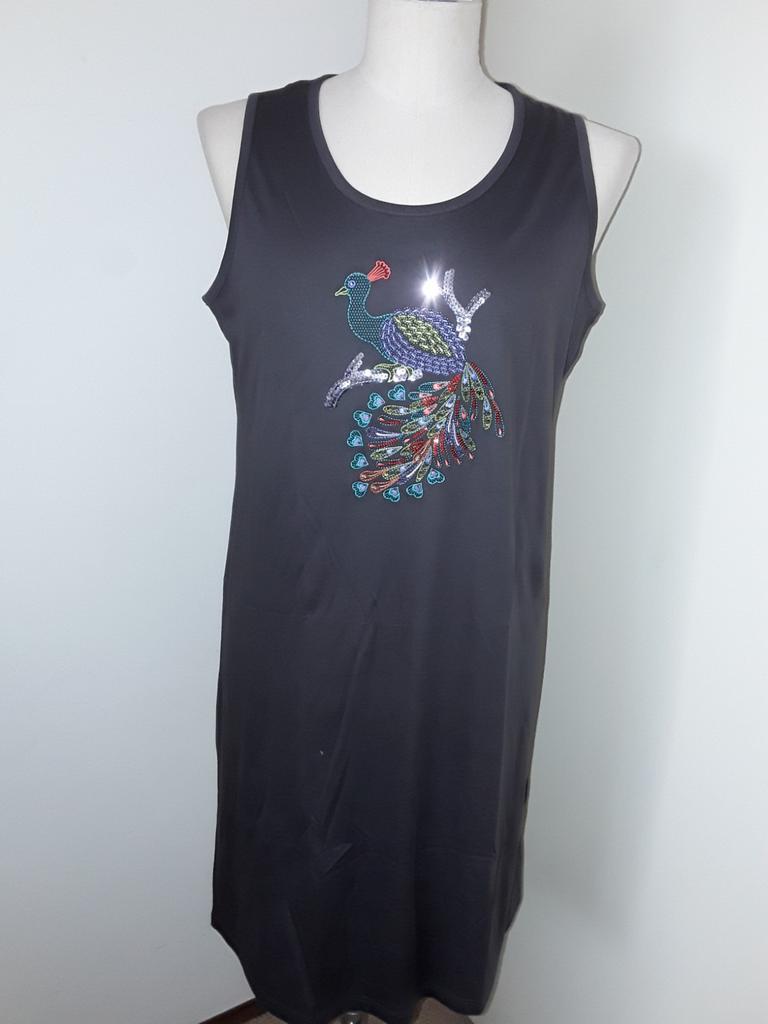 Nieuwe grijze Rosch strandjurk mt 44, Rosch, Maat 46/48 (XL) of groter, Nieuw, Ophalen of Verzenden