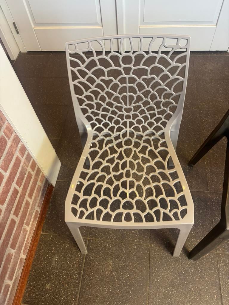 50 Horeca terras stoelen gruvyer grand soleil, Ophalen of Verzenden, Nieuw, Kunststof