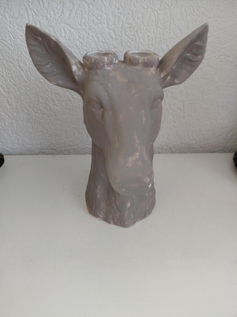 Kaarshouder hertenkop, Ophalen of Verzenden