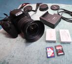 Canon EOS 550D + 18-55mm lens + extra batterij + SD-kaarten, 18 Megapixel, Spiegelreflex, Canon, Ophalen of Verzenden