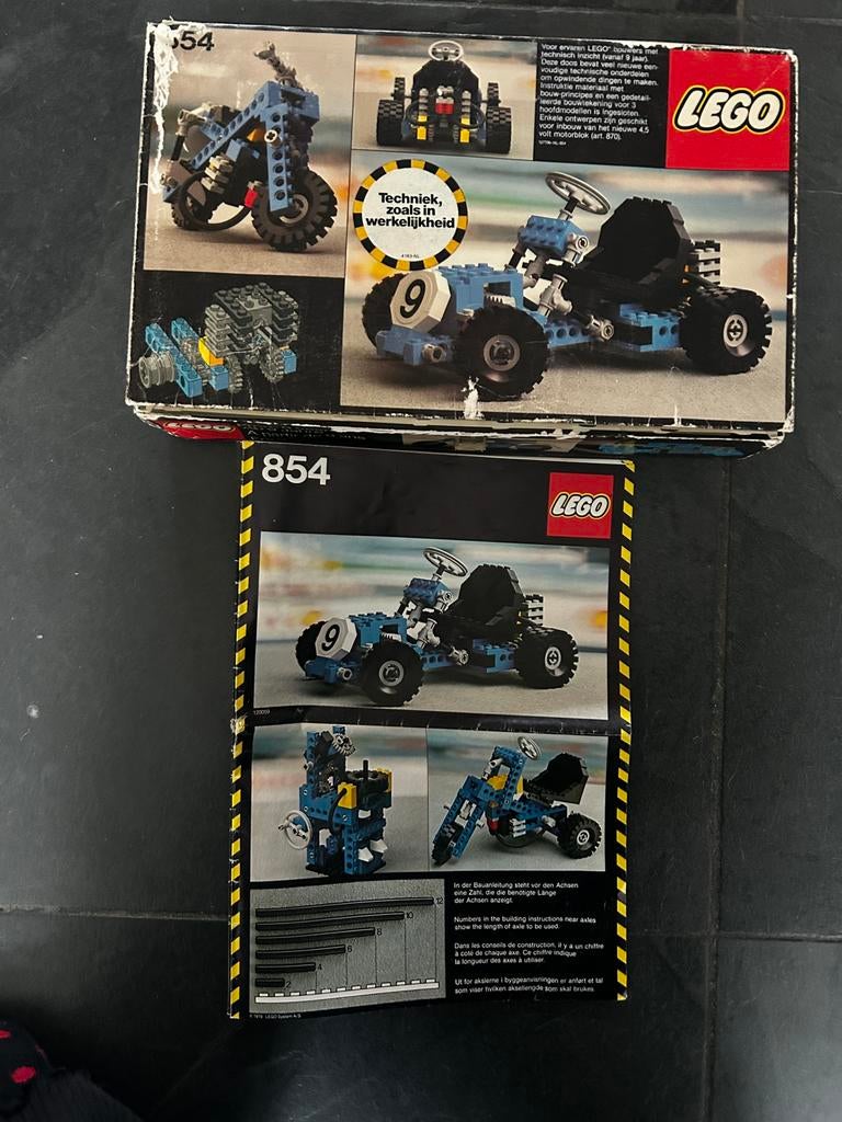 Technisch lego doos inclusief tekening, Ophalen of Verzenden, Gebruikt, Complete set, Lego