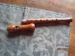 muziekinstrument houten blokfluit merk MS 32 cm + draagtas, Ophalen of Verzenden, Zo goed als nieuw