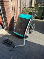 Thule Chariot Lite 2 Bluegrass Black, Ophalen, Gebruikt, Vering, Kinderkar