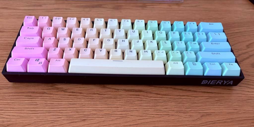 Dierya Mechanisch Toetsenbord, Computers en Software, Toetsenborden, Ophalen, Gaming toetsenbord, Zo goed als nieuw, Qwerty