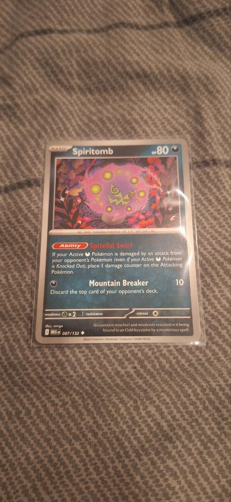 Pokémon kaart Spiritomb 087/132, Ophalen of Verzenden