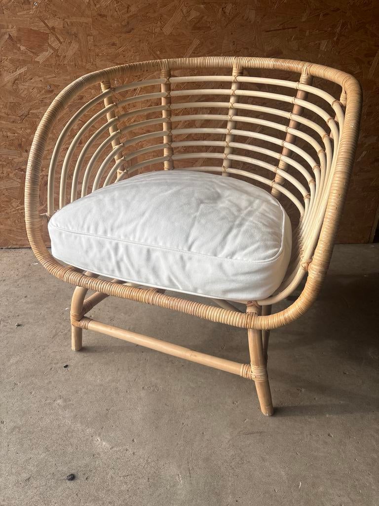 Ikea stoel Buskbo, Ophalen, Overige kleuren, Riet of Rotan, Zo goed als nieuw