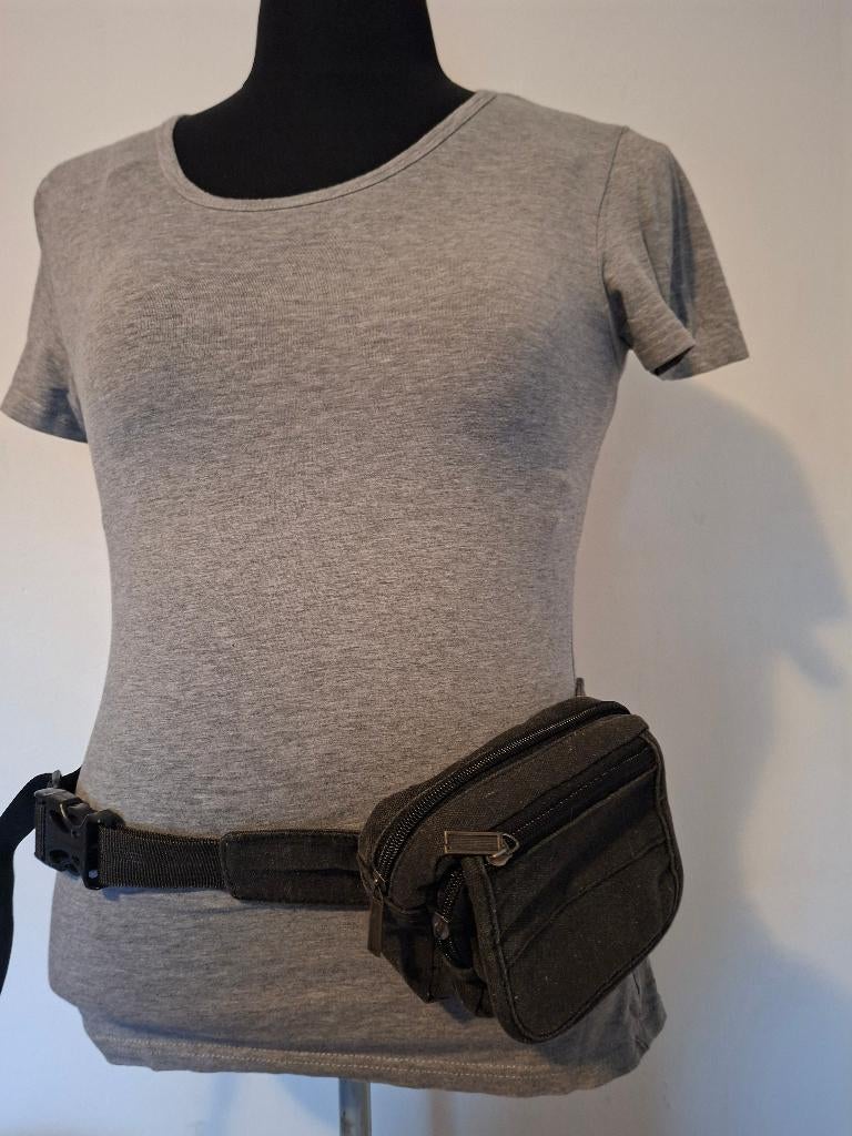 Heuptasje donkergrijs canvas verstelbare riem, Anneonline, Steenbergen, Shop@wesell4u.nl, Overige typen