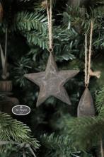 Houten ster aan touw M hout kerst stoer sober landelijk, Verzenden, Nieuw
