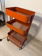 Ikea raskog trolley roodbruine kleur, Ophalen of Verzenden, Zo goed als nieuw