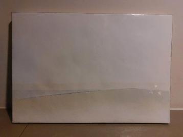 Abstract emaille op staal – mogelijk Pieter van der Veen beschikbaar voor biedingen