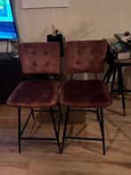 Barkrukken Henders & Hazel Manou Burgundy, 2 krukken, Ophalen, Zo goed als nieuw, 60 tot 90 cm