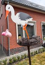 Geboorte Ooievaar met Nest, Ophalen, Zo goed als nieuw, Geboortebord