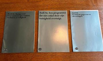 Audi 80 folders uit 1980 / 1983. beschikbaar voor biedingen