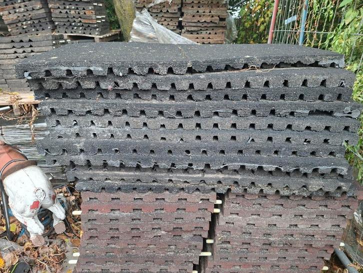 11 rubberen tegels 100x50x4.5 cm staltegels stalmatten, Dieren en Toebehoren, Stalling en Weidegang