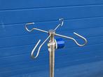 Verrijdbare infuuspaal RVS extra hoog met kroon, Diversen, Braces, Ophalen, Gebruikt