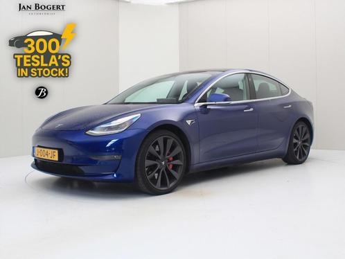 Tesla Model 3 Performance AWD 486pk 75 kWh [ AUTOPILOT+530KM, Auto's, Tesla, Bedrijf, Te koop, Model 3, 4x4, ABS, Achteruitrijcamera