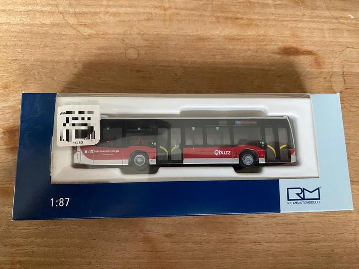 Rietze 73450 Qbuzz Citaro Hybride lijn 3 Rietlanden H0, Hobby en Vrije tijd, Modelauto's | 1:87, Zo goed als nieuw, Bus of Vrachtwagen