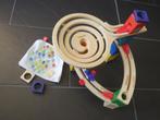 Hape houten knikkerbaan, 27delig met 30 knikkers, Quadrilla, Ophalen of Verzenden, Zo goed als nieuw