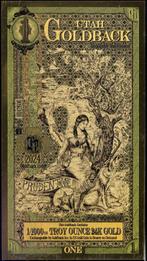 USA 1 goldback Utah 2025, Verzenden, Goud