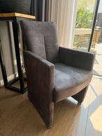 Luxe zacht alcantara eetkamerstoelen, Huis en Inrichting, Fauteuils, Ophalen, Gebruikt