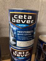 Cetabever dekkende beits ral 7035, lichtgrijs 0,75liter, Ophalen of Verzenden, Nieuw