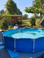 Intex zwembad rond 366x76 cm (3.7m)+ accessoires, Ophalen, Zo goed als nieuw