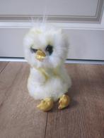 TY zachte struisvogel wit-geel pluche Benedict blauwe glitte, Ophalen of Verzenden, Nieuw, Eend