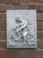 Cupido wanddecoratie betonnen beeld tuinbeeld beton, Nieuw, Beton, Ophalen of Verzenden