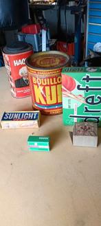 Vintage verpakkingen., Verzamelen, Blikken, Ophalen of Verzenden, Gebruikt, Overige