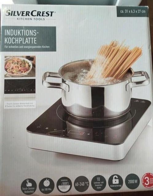 Silvercrest Inductie Kookplaat Nieuw in originele verpakking, Witgoed en Apparatuur, Kookplaten, Nieuw, Vrijstaand, Inductie, 3 kookzones of minder